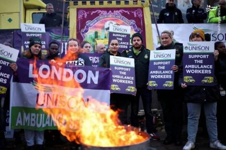 استمرار بحران | اعتصاب سراسری کارمندان شبکه بهداشت انگلیس