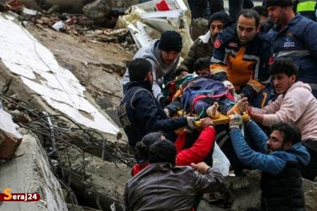 پیرمرد ۷۷ ساله ۲۱۲ ساعت پس از زلزله در ترکیه نجات یافت