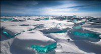 تصاویر تندیسهای زیبای طبیعت با یخ