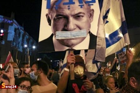 بازداشت ۲۱ نفر از معترضان به سیاست‌های نتانیاهو در تل‌آویو