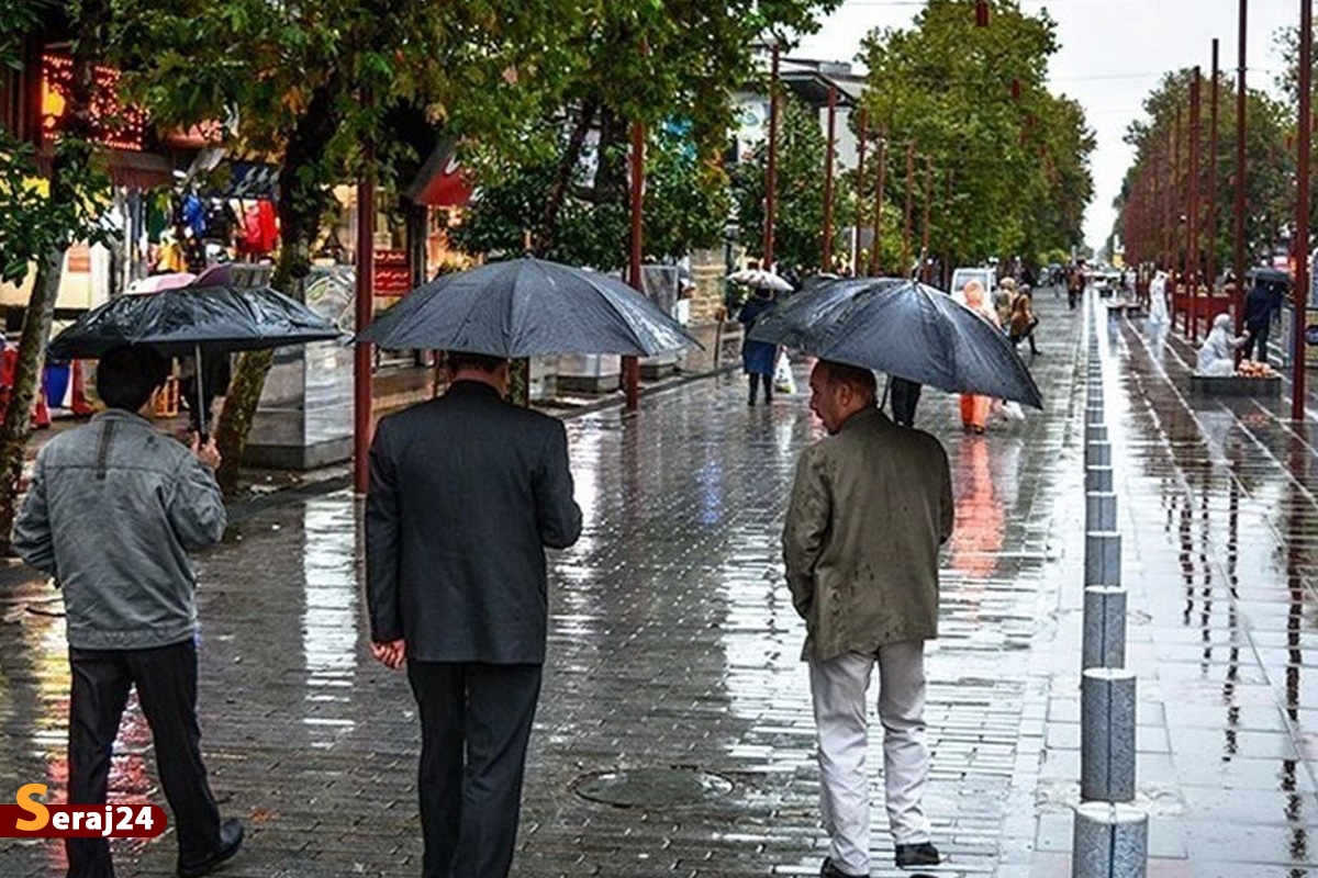 بارش برف و باران در نقاط مختلف کشور