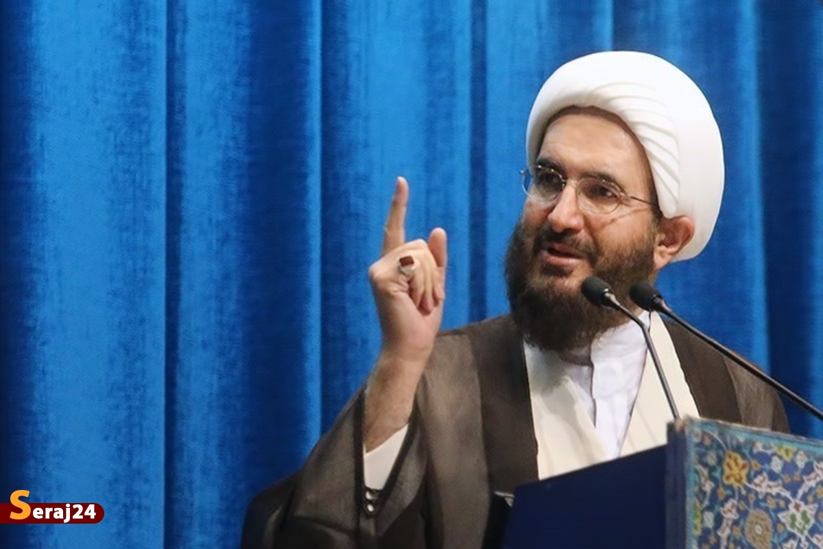 حجتالاسلام حاج علی اکبری خطیب آخرین نمازجمعه سال