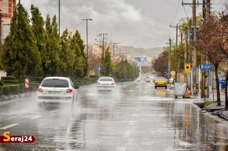 بارش پراکنده باران در برخی از نقاط کشور