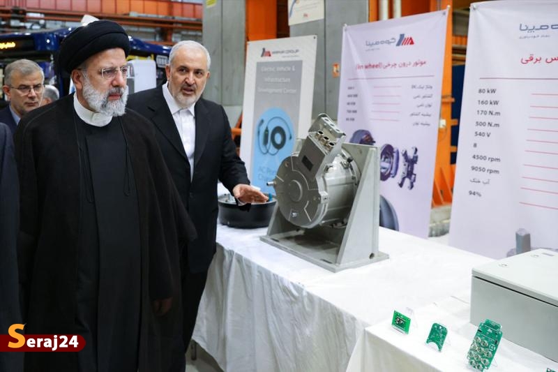 آزمایش موفق موتور کاملاً ایرانی هواپیما با حضور رئیسی