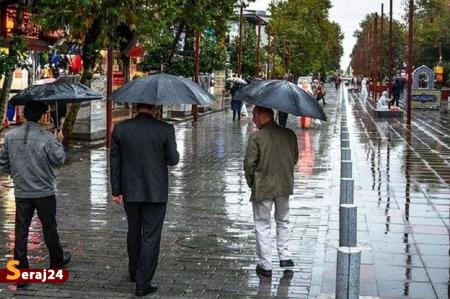 بارش‌های محلی در ۶ استان تا فردا ادامه دارد