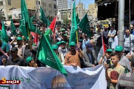 تظاهرات مردم اردن در محکومیت جنایات صهیونیست‌ها علیه ملت فلسطین 