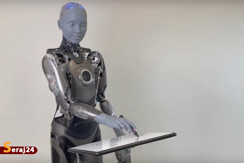 نقاشی‌کشیدن پیشرفته‌ترین ربات انسان‌نمای دنیا را ببینید + ویدئو