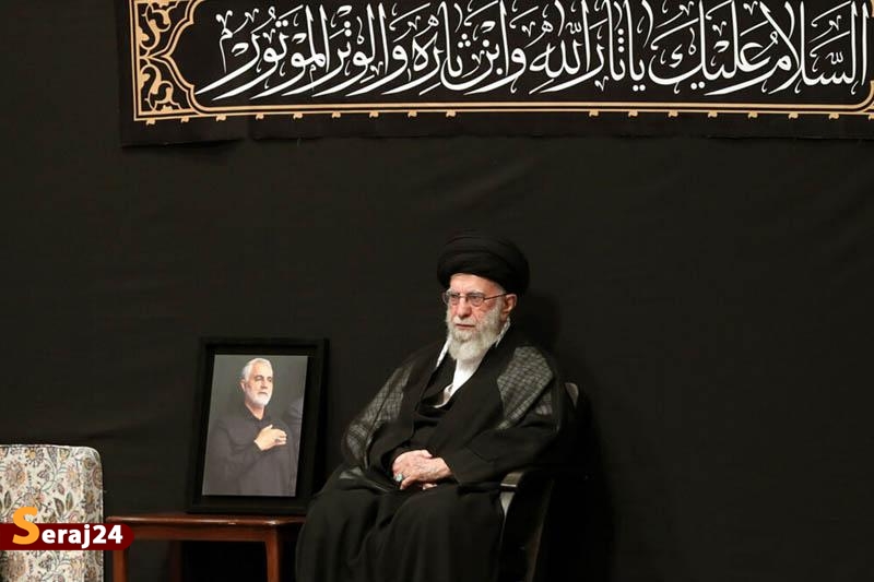 در حسینیه امام خمینی‌(ره)؛ آخرین شب عزاداری محرم با حضور رهبر انقلاب برگزار شد