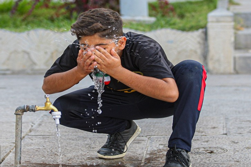 شدت گرما در شهرهای ایران + تصاویر 