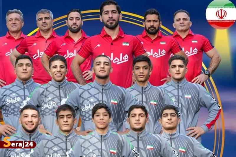 نوجوانان کشتی آزاد ایران مقتدرانه بر بام جهان ایستادند