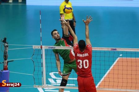 والیبال قهرمانی آسیا؛ صعود ایران به مرحله حذفی با پیروزی مقابل عراق