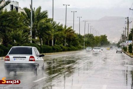 رگبار باران و احتمال آبگرفتگی معابر در ۱۶ استان