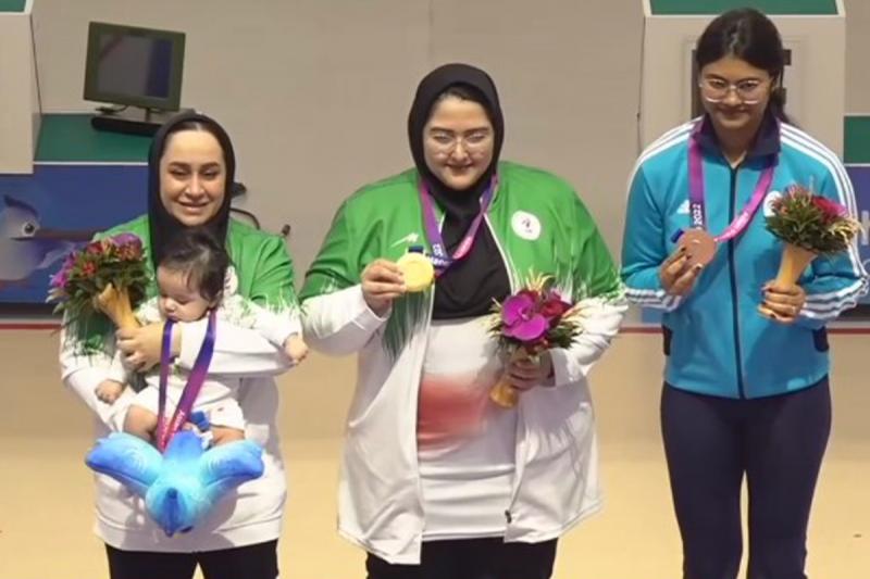 افتخارآفرینی بانوان ایرانی در مسابقات پاراتیراندازی هانگژو