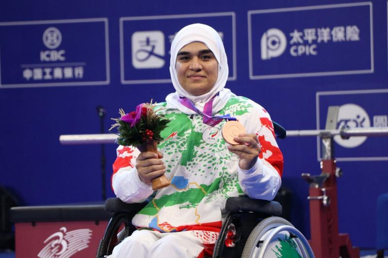 تاریخ‌سازی پاراوزنه‌برداری با کسب نخستین مدال بانوی ایرانی