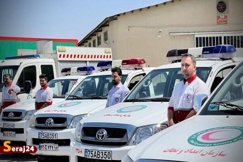آمادهباش هلالاحمر در ۸ استان