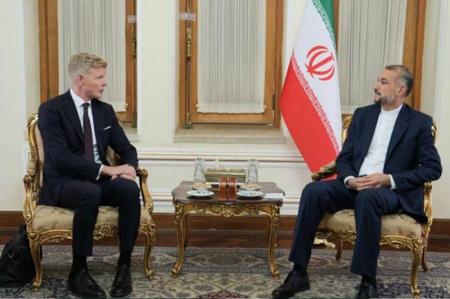 دیدار نماینده ویژه دبیرکل سازمان ملل در امور یمن با وزیر امور خارجه ایران