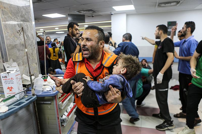 ادامه بمباران غیرنظامیان و بیمارستان‌های غزه