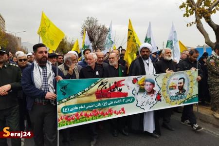شهرک اکباتان حال و هوای انقلابی پیدا کرده است/  سیل اشک عاشقان زینب سلام الله علیها در بلوار صارمی جاری شد 