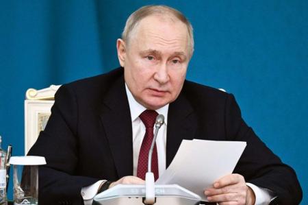 ثبت نام پوتین در انتخابات ریاست جمهوری روسیه 
