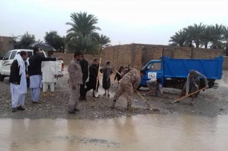 سپاه پای کار سیل‌زدگان بلوچستان
