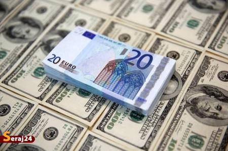 افت دلار و رشد یورو در معاملات روز شنبه مرکز مبادله