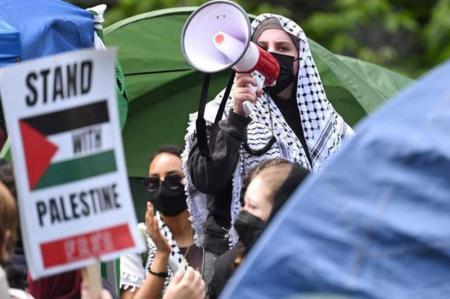 فریاد «مرگ بر نتانیاهو» در دانشگاه‌های سه قاره