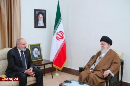 دیدار نخست وزیر ارمنستان با امام خامنه ای برای اعلام همدردی