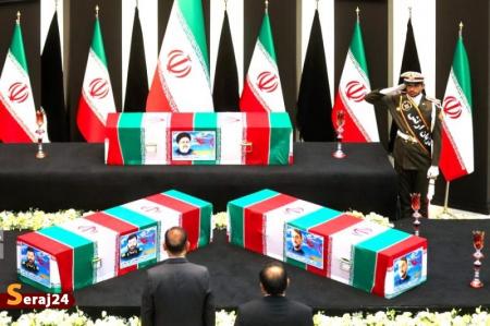 ادای احترام مقامات کشورها به رئیس جمهور شهید