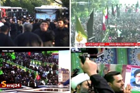 حضور۲۳۰ خبرنگار خارجی در آیین تشییع شهدای خدمت
