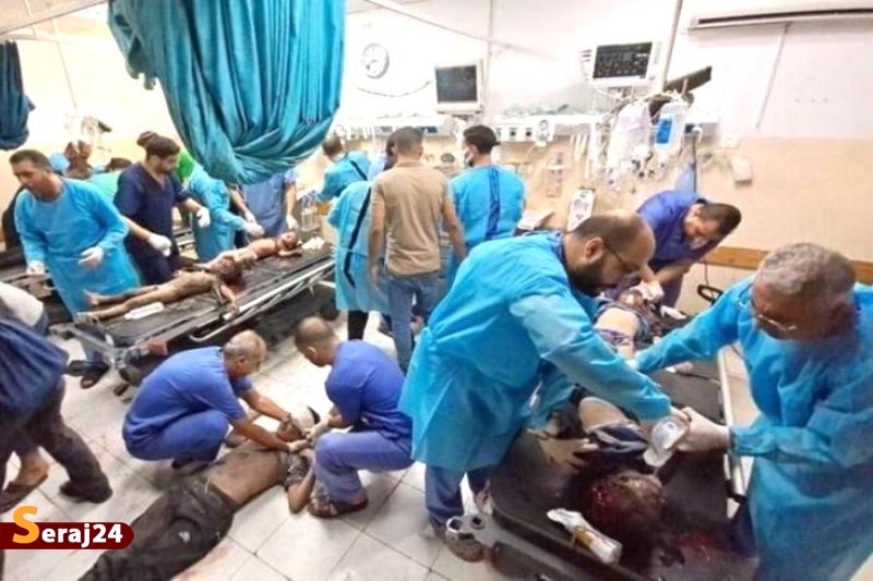 وضعیت خطرناک بیمارستان شهدای الاقصی در غزه