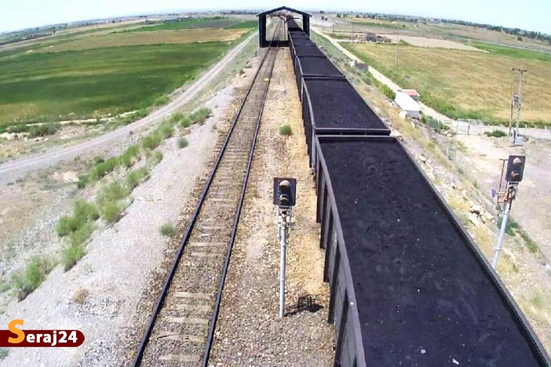 ترانزیت ریلی زغال سنگ از روسیه به هند از مسیر ایران 