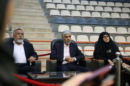حضور وزیر ورزش در اردوی تیراندازی