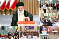 حضور مقامات و چهره‌ها پای صندوق های رای در تهران