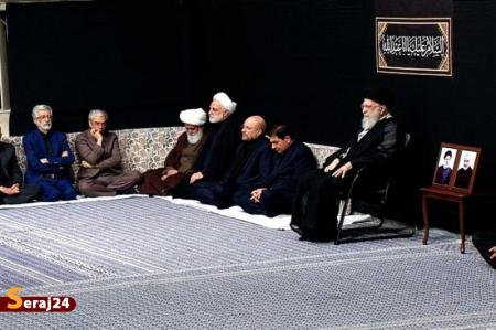 عزاداری شب هشتم محرم در محضر رهبر انقلاب برگزار شد