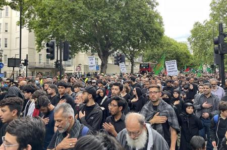 عزاداری در انگلیس از کربلا تا فلسطین