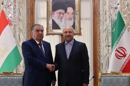 رئیس جمهور تاجیکستان با قالیباف دیدار و گفتگو کرد