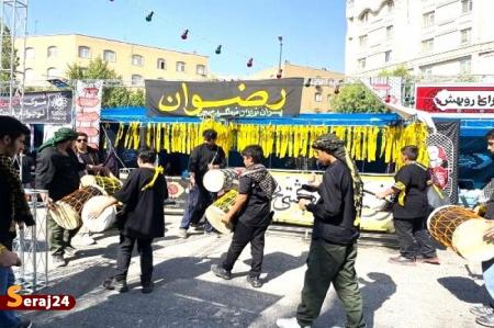 حضور نوجوانان فرهنگسرای گلستان در «رسم خادمی»