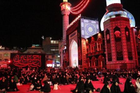 مراسم عزاداری شب اربعین حسینی برگزار می شود