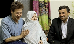 عیادت سرزده احمدی‌نژاد از ابوالفضل پورعرب