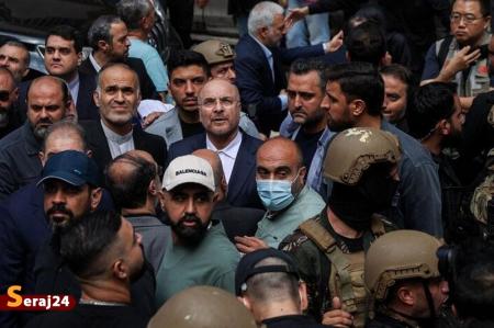 بازتاب سفر قالیباف به بیروت در اکانت های عرب زبان
