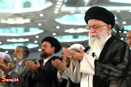 اقامه نماز عید سعید فطر به امامت امام خامنه ای