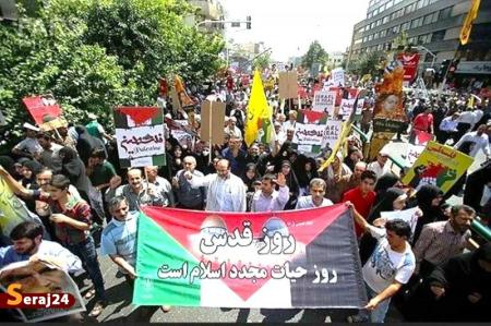 بازتاب «راهپیمایی میلیونی » روز قدس ایرانیان در رسانه‌های عربی