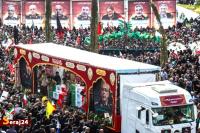 تشییع شهدای اقتدار در تهران + تصاویر