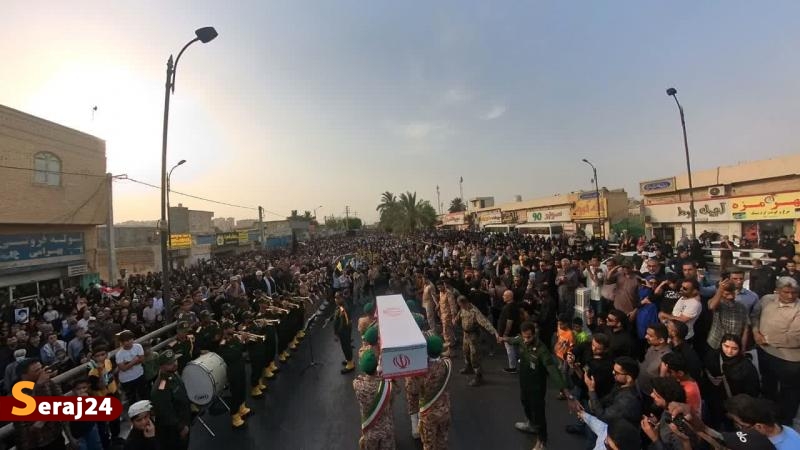 بدرقه ابدی شهیدسعید  آذرپادگان در بندرعباس