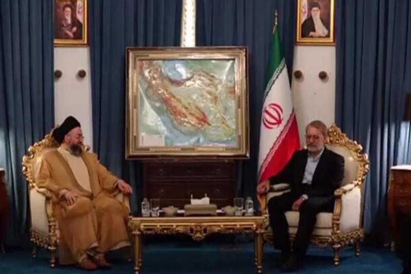 رایزنی حکیم و لاریجانی در تهران