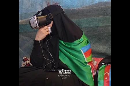 پخش واقعیت مجازی از  شهادت حضرت اباالفضل (ع) برای زائران آذربایجانی + فیلم 