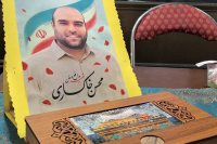 دانش آموزان انجمن اسلامی میزبان همسر شهید محسن خاکساری 