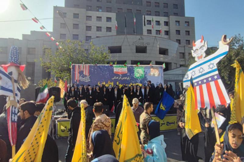 فریاد بلند ملت ایران علیه استکبار