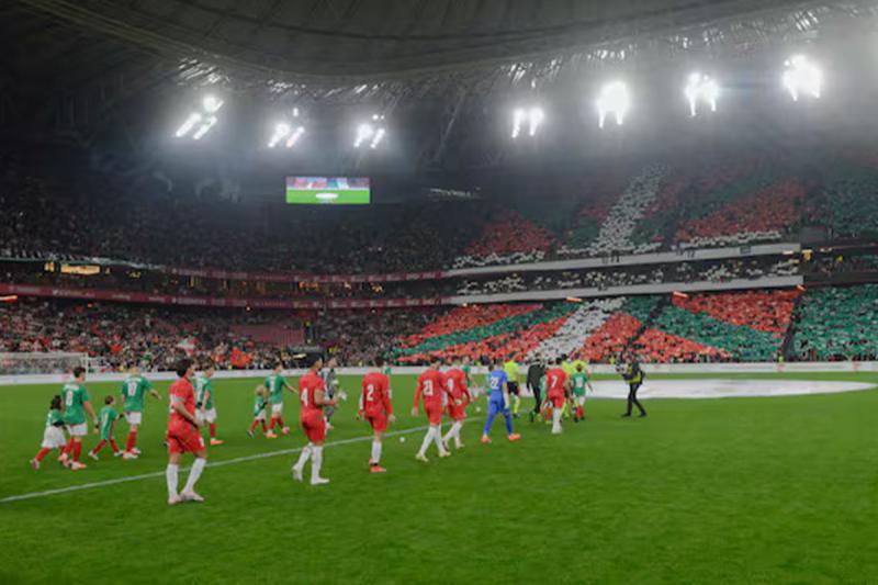 فلسطین ورزشگاه را منفجر کرد + ویدئو