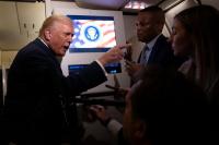 ترامپ خطاب به خبرنگار زن: خفه شو، خوک! + فیلم